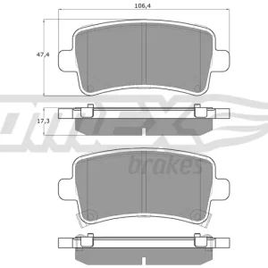 TOMEX Brakes TX 16-36 - Bremsbelagsatz, Scheibenbremse Sale